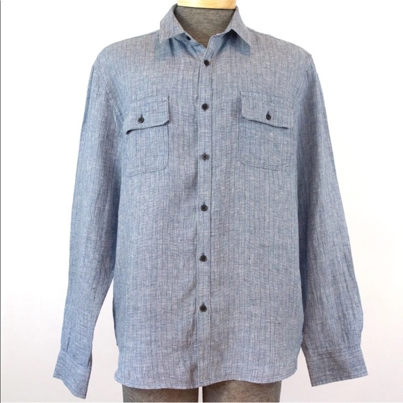 lucky brand linen shirt